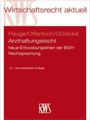 cover image of Arzthaftungsrecht